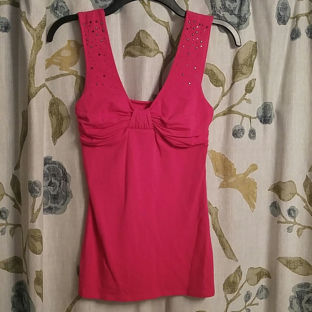 Pink Express tank top